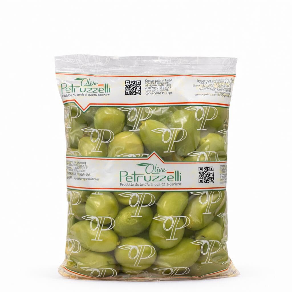 Aceitunas Verde  «Olive Bella di Cerignola» Bolsa 500ml