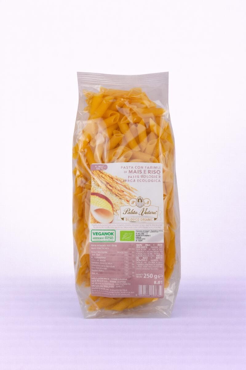 Penne Rigate sin Gluten 250gr. PASTA NATURA
