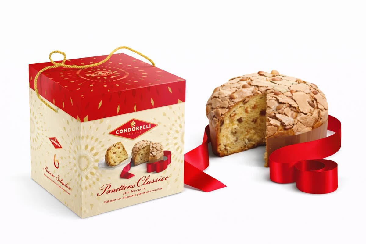 PANETTONE  CLASICO CON AVELLANAS CONDORELLI