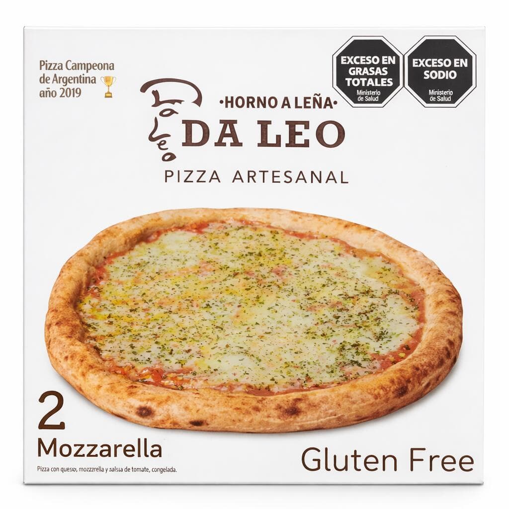 DALEO PIZZA MOZZARELLA GLUTEN FREE X 2