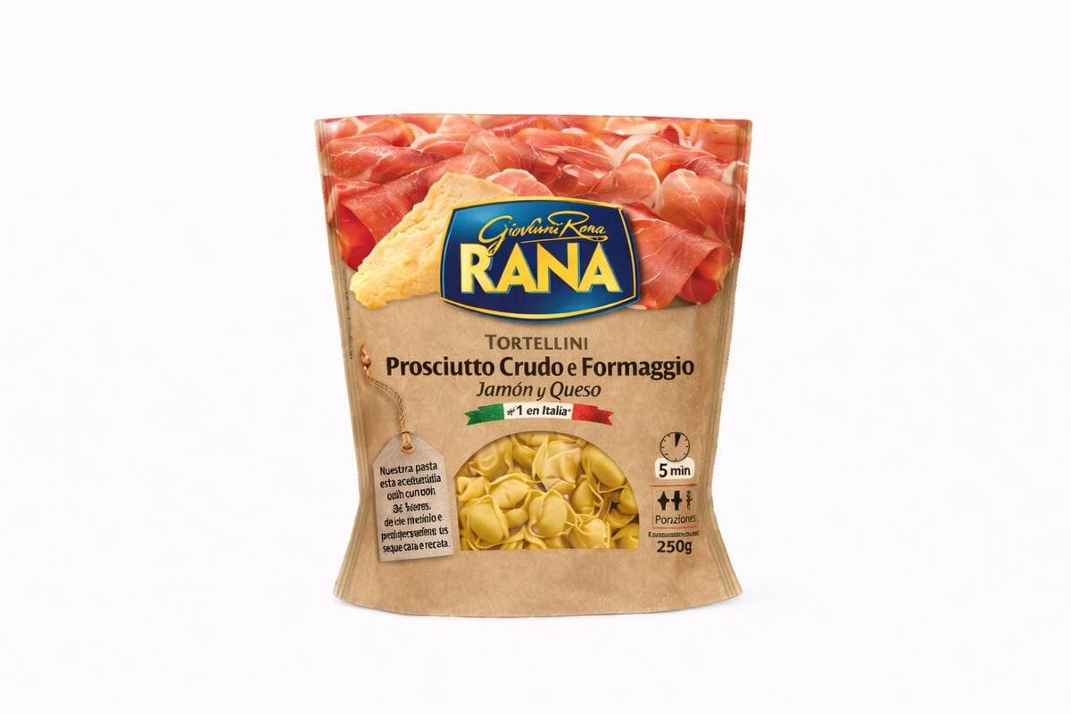 TORTELLINI JAMON Y QUESO RANA 250 GRS