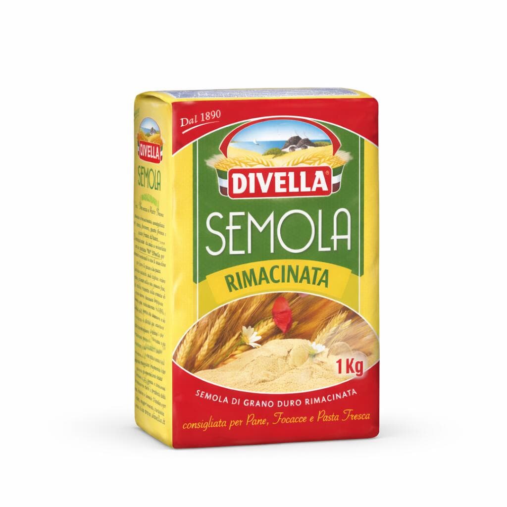 Semola di Grano duro Rimacinata – 1 Kg. Divella