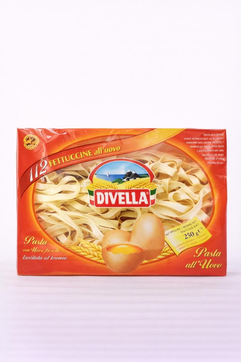 Fettuccine al uovo matasse 250grs. DIVELLA