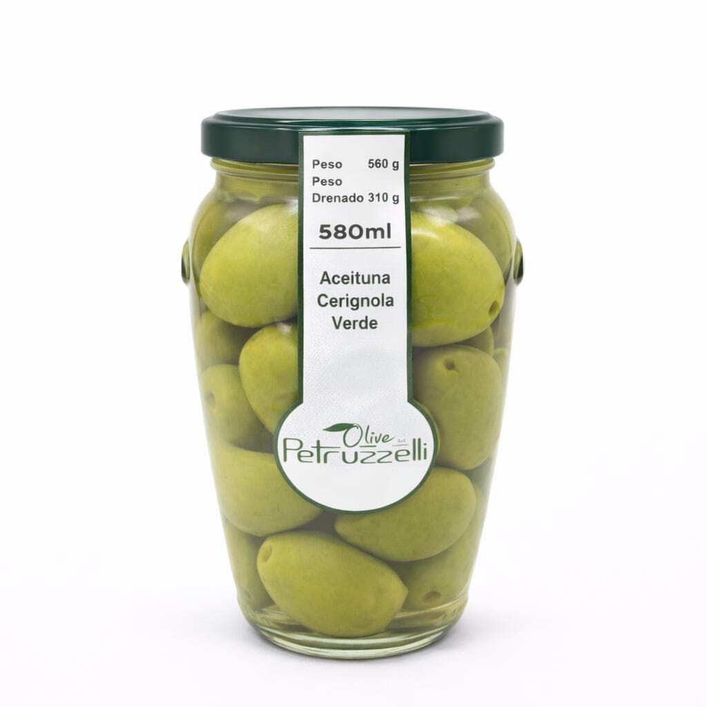Aceitunas Verdes «Olive Bella di Cerignola» 580ml